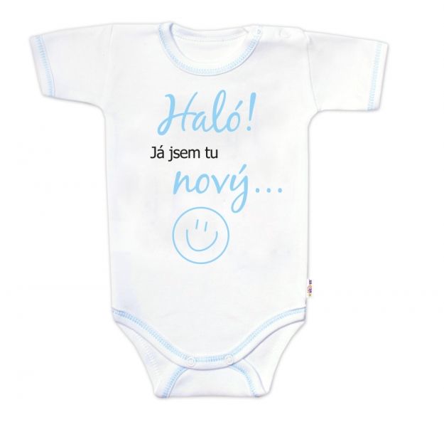 133796-237065-body-kratky-rukav-s-vtipnym-textom-baby-nellys-halo-ja-jsem-tu-novy-vel-62-chalan