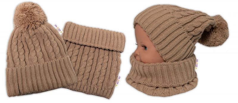 137579-248228-pletena-zimna-ciapka-s-brmbolcom-komincek-baby-nellys-bezova-vel-48-52cm