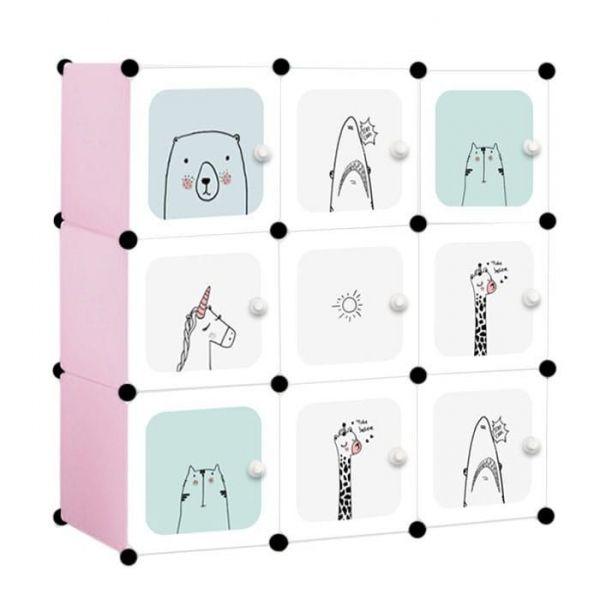 138163-250315-modulacna-skrina-regal-na-hracky-eco-toys-zvieratka-biela-matova-ruzova