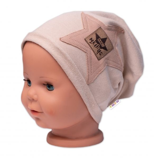 140384-254961-detska-ciapka-bavlna-baby-star-baby-nellys-bezova