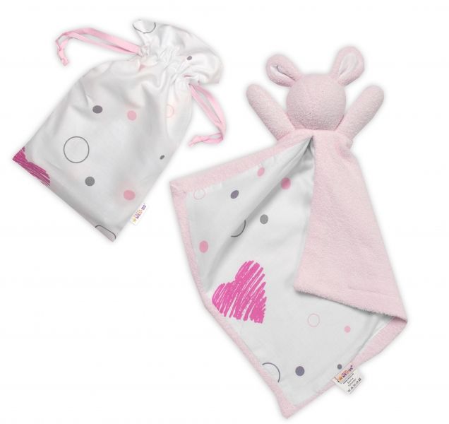 142350-260274-mazlik-pritulnicek-zajacik-frote-bavlna-i-love-girl-baby-nellys-ruzova