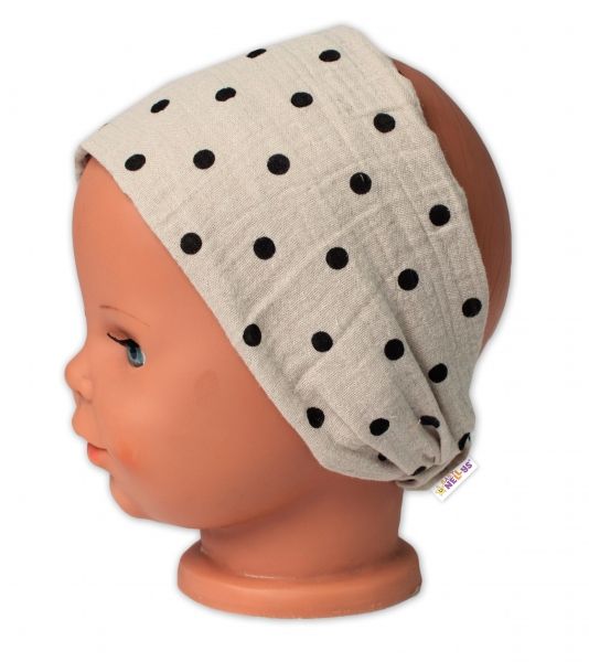142442-260419-letna-celenka-bandana-muselin-bodka-baby-nellys-cappuccino