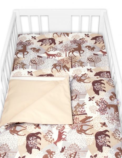 142447-260413-obliecky-do-postielky-2d-sada-bavlna-wild-animals-baby-nellys-hnede