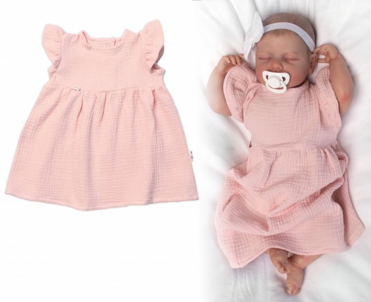 143754-274747-detske-letne-muselinove-satocky-kr-rukav-sweet-summer-baby-nellys-pudrova-vel-104-110
