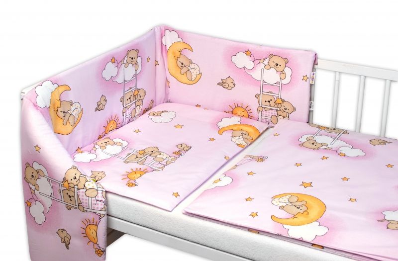 144046-264679-mantinel-s-oblieckami-premium-baby-nellys-3d-sada-medvedik-na-rebriku-ruzovy
