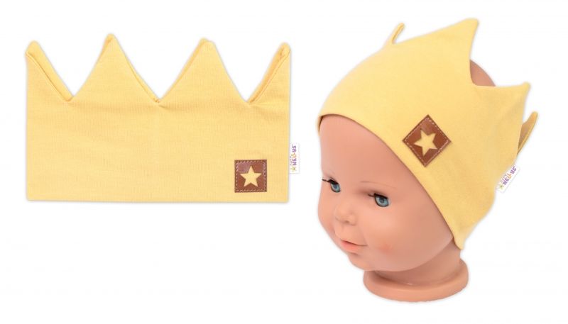 144150-264965-dvojvrstvova-celenka-baby-nellys-hand-made-bavlna-korunka-star-horcicova-80-98