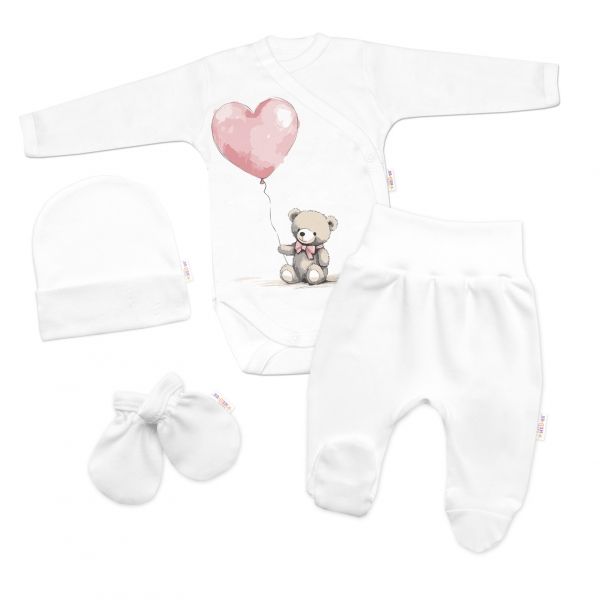 146827-273086-suprava-do-porodnice-pre-babatko-4d-teddy-love-baby-nellys-biela-ruzova