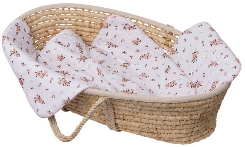 147134-274510-suprava-do-kocika-bavlnena-2d-sada-little-flowers-biela-ruzova