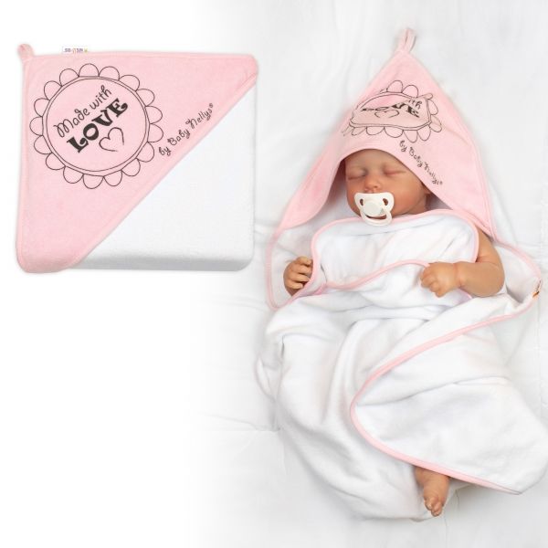 147615-277687-detska-termoosuska-s-kapucnou-made-with-love-80-x-80-cm-biela-ruzova