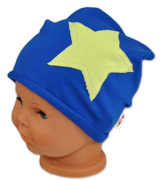 81557-129628-bavlnena-ciapocka-s-hviezdou-baby-nellys-tm-modra